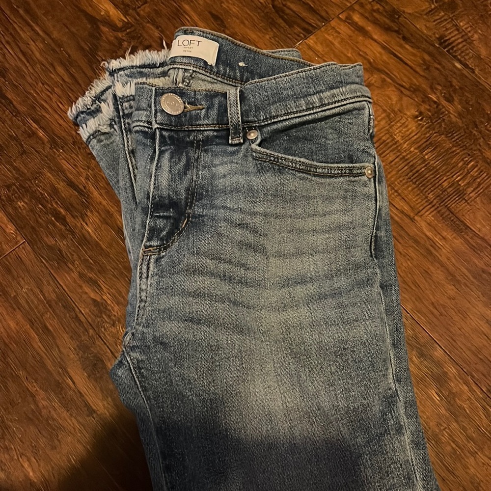 Ann Taylor Loft Factory Skinny Ankle Jeans